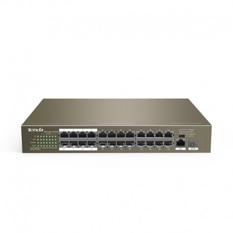 Tenda TEF1126P-24-250W 24 10/100Mbps +1 Gigabit/SFP Slots Switch With 24-Port PoE