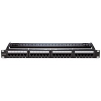 Cat6 STP Fully Loaded 24-Port Patch Panel