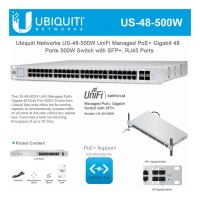 Ubiquiti UniFi Switch PoE+ 48 (500W)