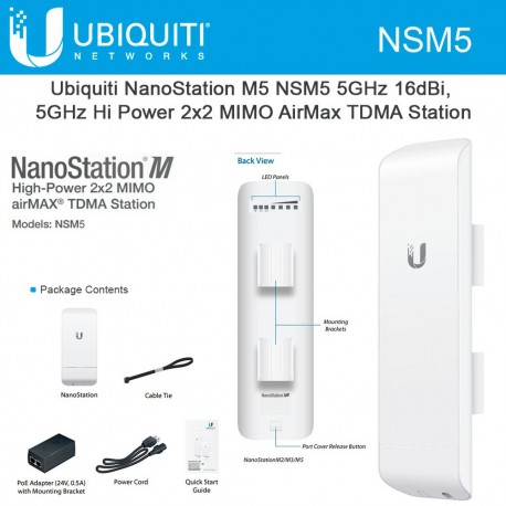Ubiquiti NanoStation M5 (NSM5)