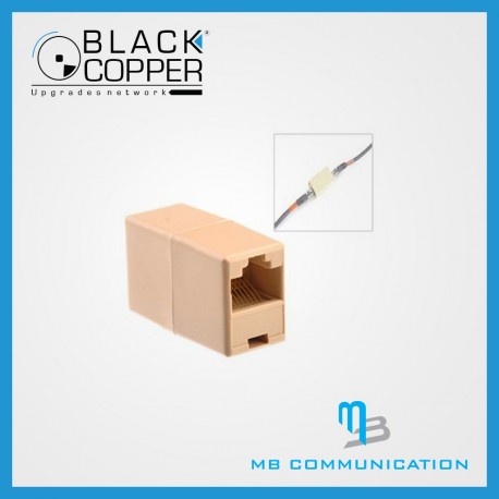 Black Copper Network Cable 1+1 Joinder