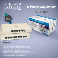 Black Copper BC-1708K 8 Port Nway Switch