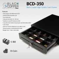 Black Copper Cash Drawer BCD-350