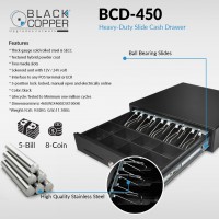 Black Copper Cash Drawer BCD-450