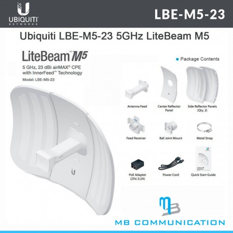 Ubiquiti LiteBeam M5 Antenna LBE-M5-23 