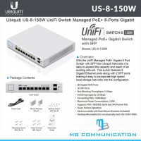 Ubiquiti UniFi Switch PoE 8 (150W)