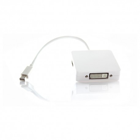 Mini Display Port to DVI White