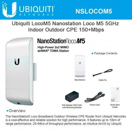 Ubiquiti Nanostation Loco M5