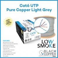 Black Copper Cat-6 UTP Pure Copper Cable