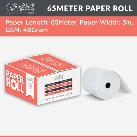 Black Copper 65 Meter Paper Roll