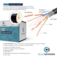 Blue Network UTP Cat6 Double Jacket