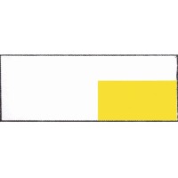 Shelf Label Inserts Yellow 58mmx40mm