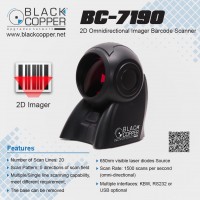 Black Copper BC-7190 2D Omnidirectional Laser Barcode Scanner