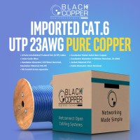 Black Copper Cat6 23AWG Pure Copper