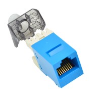 Black Copper Cat-6e RJ45 Jack