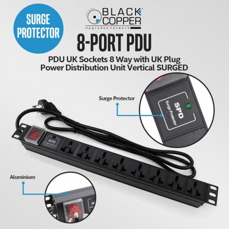 Black Copper BC-PDU8PSPD