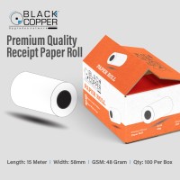 Black Copper 58mmX15m Paper Roll