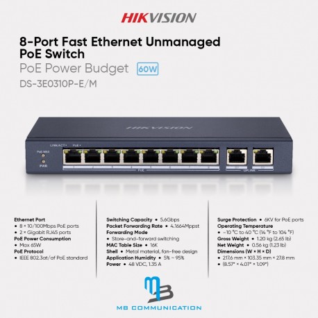 Hikvision DS-3E0310P-E-M