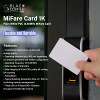 Black Copper Mifare Card