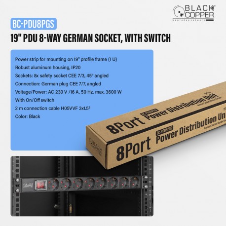 BlackCopper BCPDU8PGS