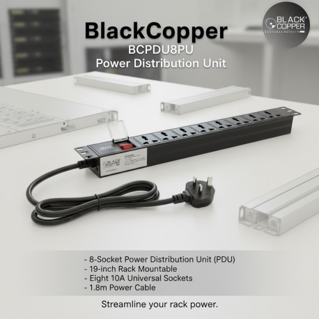 BlackCopper Power Distribution Unit BCPDU8PU
