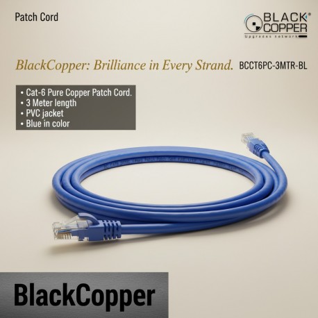Black Copper BCCT6PC-3MTR-BL