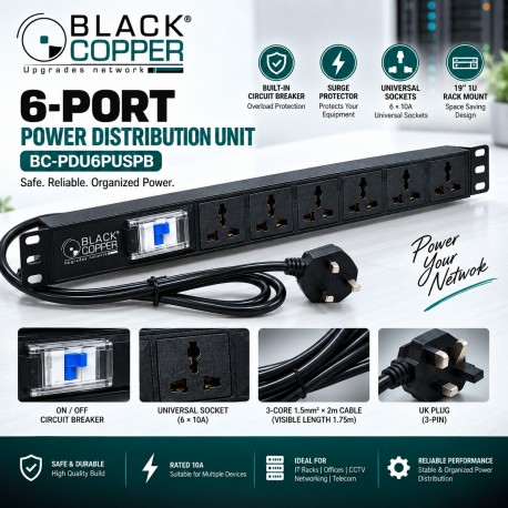 BlackCopper BC-PDU6PUSP