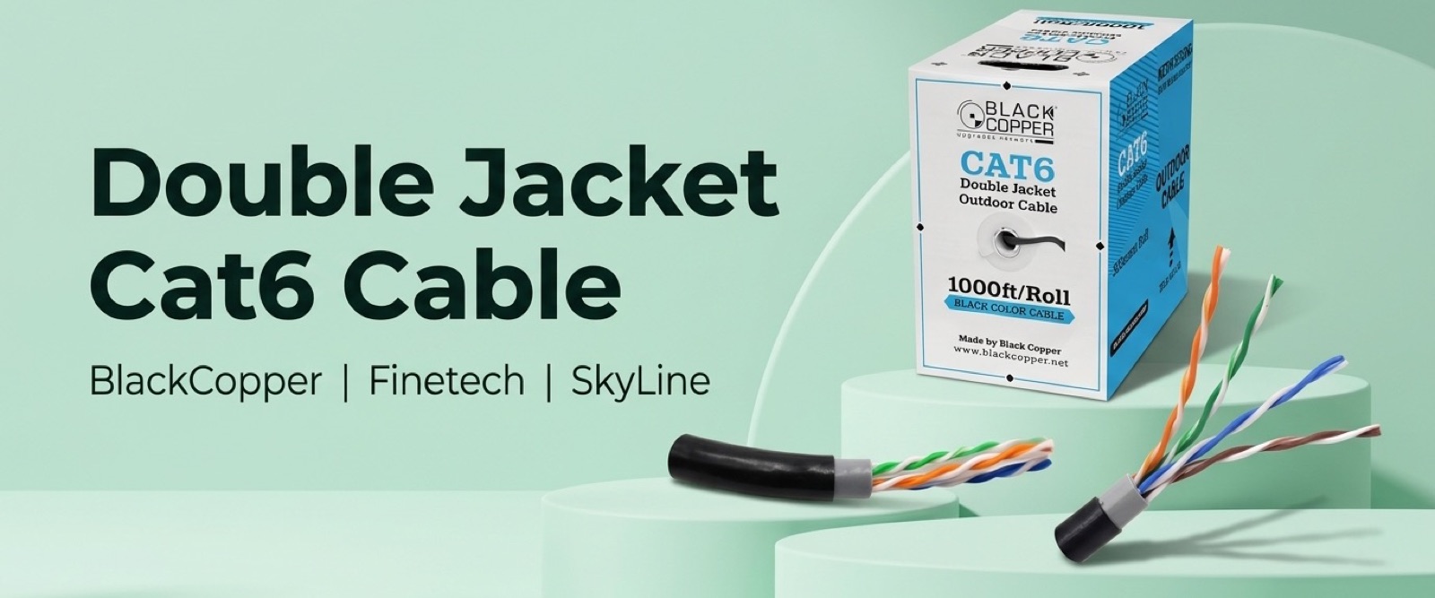 Double Jacket Cat6 Cable
