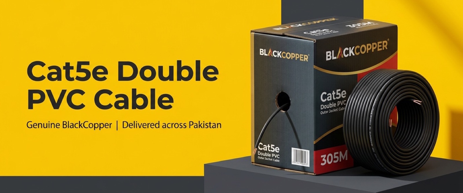 Cat5e Double PVC Cable