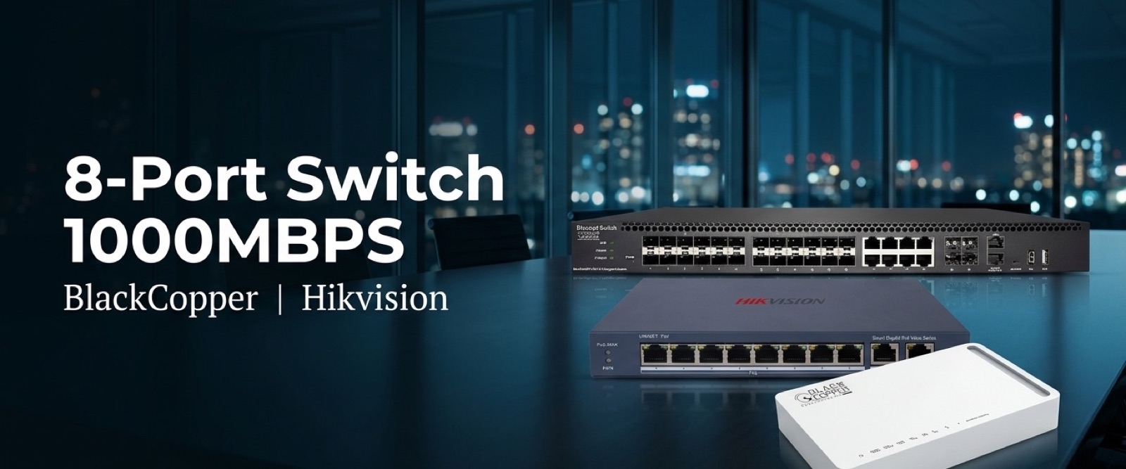 8-Port Switch 1000MBPS