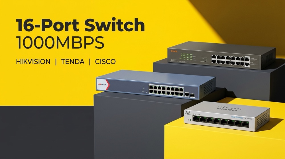 16-Port Switch 1000MBPS