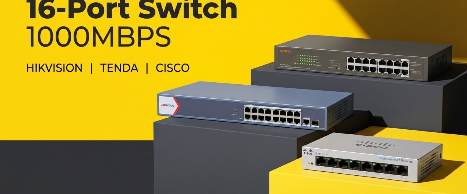 16-Port Switch 1000MBPS