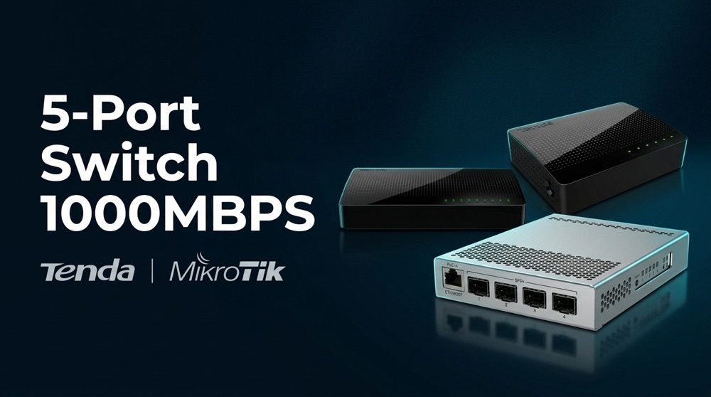 5-Port Switch 1000MBPS