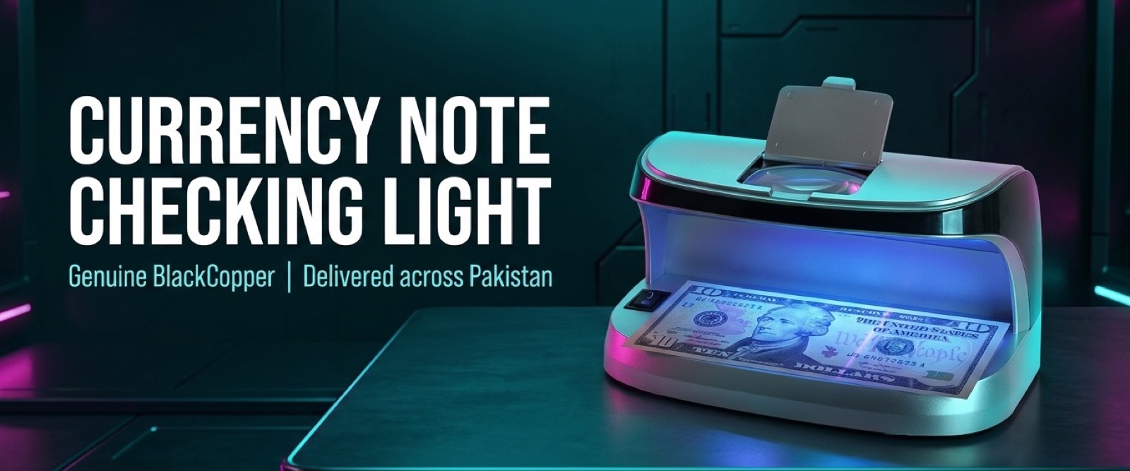 Currency Note Checking Light