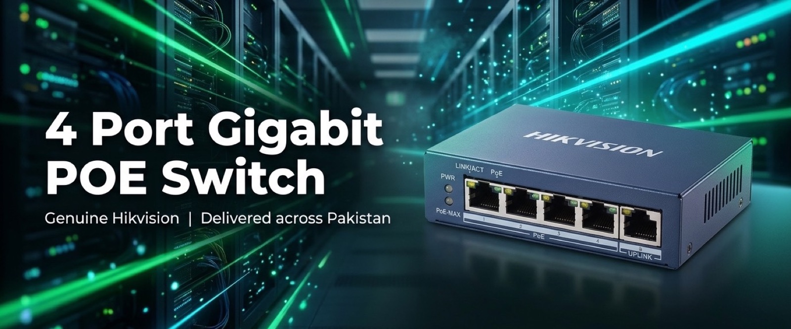 4 Port Gigabit POE Switch