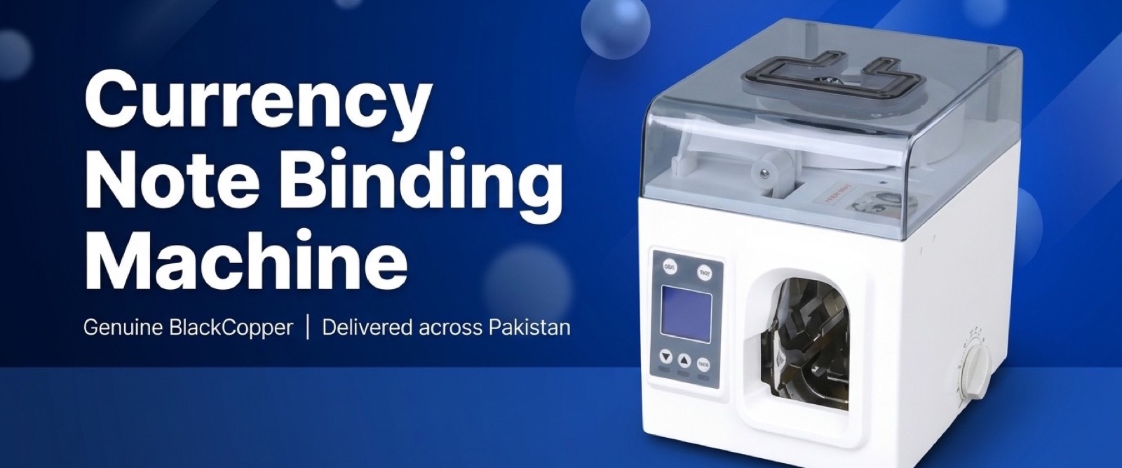 Currency Note Binding Machine